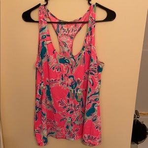 Lilly Pulitzer Monterey tank top in pink